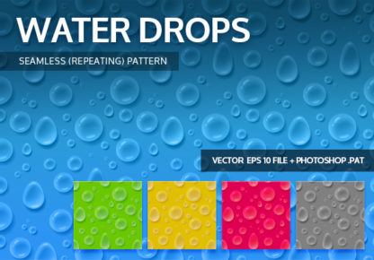 Water Drops Seamless Background
