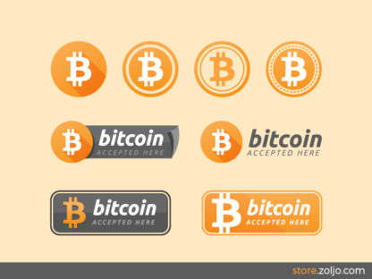 bitcoin badges accepted here signs