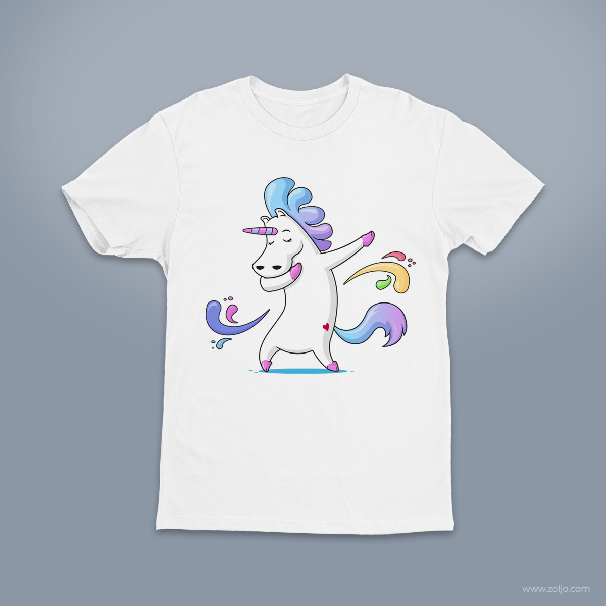 Dabbing Unicorn - Unicorn Dab Dance Funny T-shirt